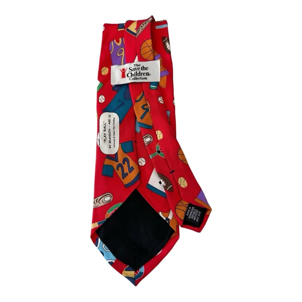 Save The‎ Children Men's Neck Tie 58